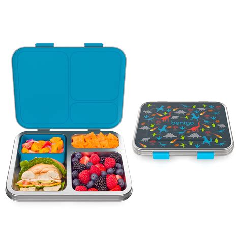 stainless steel bentgo kids lunch box|bentgo kids prints lunch box.